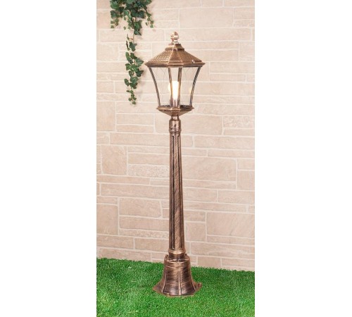 Светильник садово-парковый GLXT-1450F Virgo F черное золото  a031929  Elektrostandard