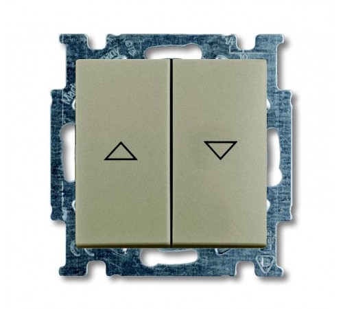 ABB Basic 55 Шампань Выключатель жалюзийный  1012-0-2166   2CKA001012A2166  ABB