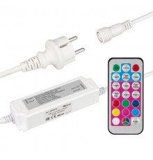 Контроллер ARD-CLASSIC-SYNC-RGB-1000LED White (230V, 80W, RF ПДУ) (Ardecoled, Закрытый)  028213  Arlight