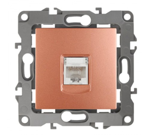 Розетка информационная 12-3107-14 RJ45,  медь  Б0019352  ЭРА