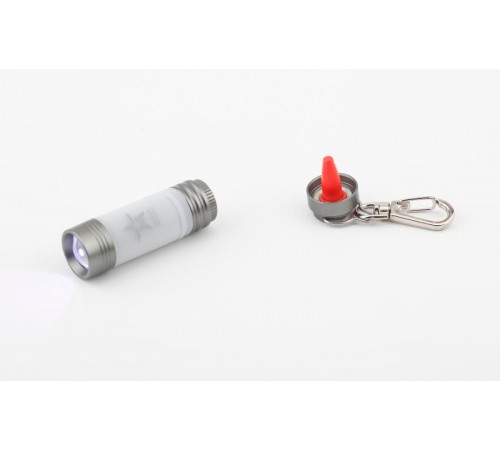 Фонарь брелок 1хLED 3xLR44 BB-702 Трансформер Снайпер : фонарь + светильник, алюминий, батареи в комплекте  Б0030184  АРМИЯ РОССИИ