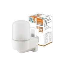 Светильник пылевлагозащищенный под лампу "банник" НПБ400-2П настенный, угловой белый, IP54, 60 Вт, осн--поликарбонат, Народный  SQ0303-1503  TDM