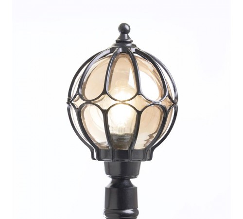 Светильник декоративный уличный PL3706 60W 230V E27 180*180*1000мм черный (столб)  06343  Feron