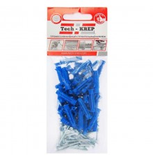 Саморез ШУц 5,0х40 пот. гол + дюбель 8х30 (10 шт) - пакет ( 0,048 кг)  114039  Tech-KREP