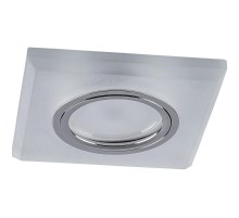 Светильник точечный встраиваемый под лампу, с LED подсветкой CD8170 15LED*2835SMD 4000K, MR16 50W G5.3 "квадрат", белый матовый  32571  FERON