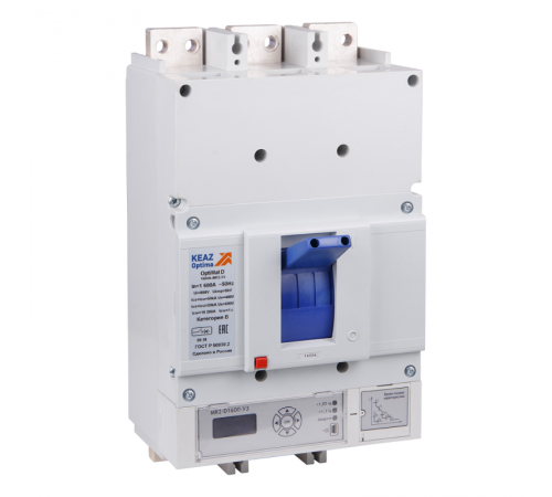 Выключатель автоматический OptiMat D1000H-MR2-У3-РЕГ  353190  КЭАЗ