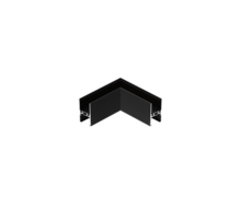 Коннектор угловой горизонтальный для подвесного монтажа для магнитной системы Galakti 73x73x50мм черный  V4-R7-09.RG23.TRK-0013  VARTON