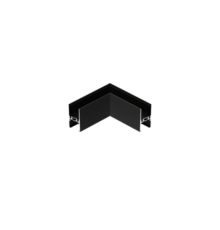 Коннектор угловой горизонтальный для подвесного монтажа для магнитной системы Galakti 73x73x50мм черный  V4-R7-09.RG23.TRK-0013  VARTON