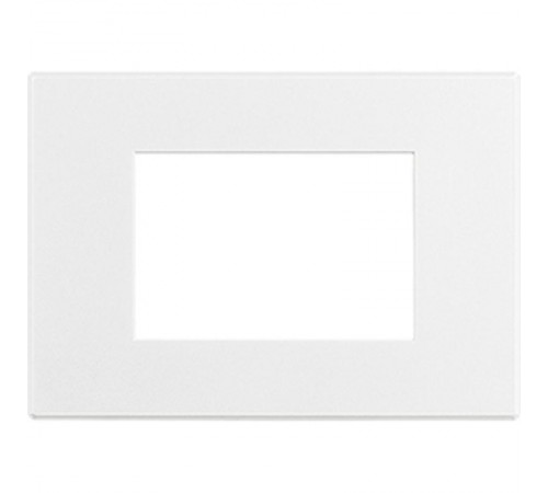 AXOLUTE Air рамка,итальянская модульность, 3 модуля, Матовый белый  HW4803AW  Legrand