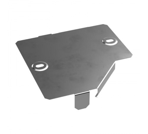 Крышка переходника левого Стандарт INOX (AISI 304) 150х100  PR16.4296  Промрукав