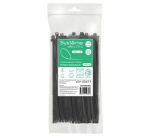 Стяжка кабельная 200х2.5 Чёрная (100шт)  IMT20025B  SE