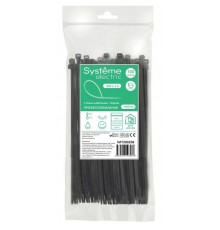 Стяжка кабельная 200х2.5 Чёрная (100шт)  IMT20025B  SE