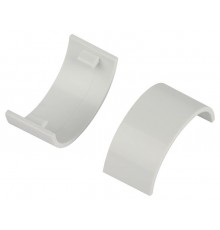 Соединитель  C-KK-30-13-FW на стык для полукруглого кабель-канала белый 30х13мм 2шт/комплект  Б0064971  ЭРА