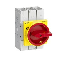Выключатель-разъединитель NF2-100/3HRY дверного монтажа, красно-желтая ручка (R)  324140  CHINT