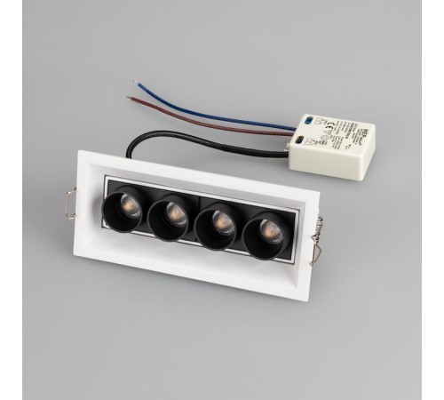 Светильник MS-ORIENT-BUILT-TURN-TC-S67x150-10W Day4000 (WH-BK, 30 deg, 230V) (Arlight, IP20 Металл, 5 лет)  032229  Arlight