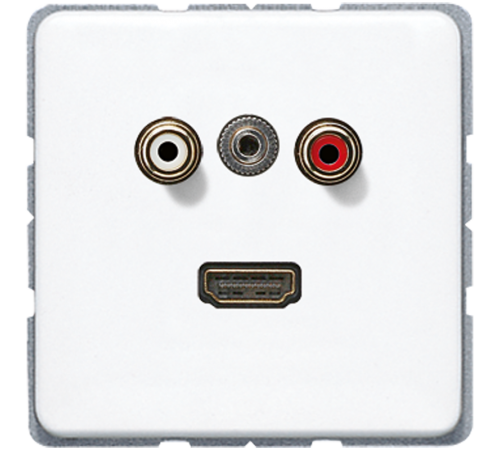 Мультимедиа-розетка MACD1082WW Jung