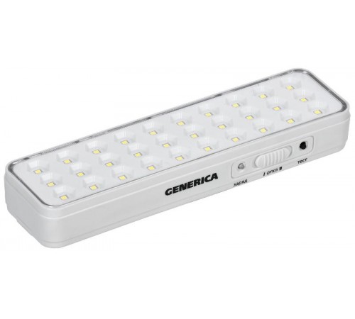 Светильник аккум. ДБА 1030 непост. 30LED 5ч 3Вт  LDBA0-1030-5-01-K01-G  GENERICA