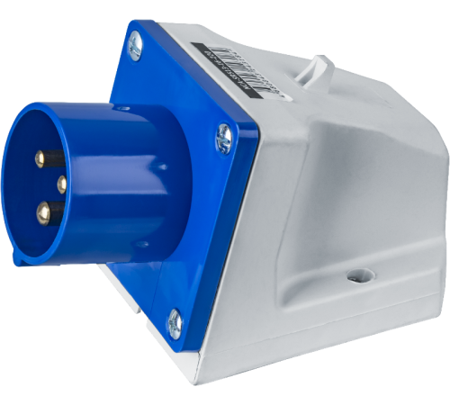 Вилка 14 318 NCA-SR513-16-220 стационарная 16А 2P+PE IP44 14318 Navigator