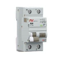 Дифференциальный автомат (УЗО) DVA-10 1P+N 20А (B) 30мА (A) 10кА  AVERES rcbo10-1pn-20B-30-a-av EKF