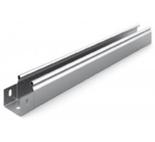 Металлический лоток неперфорированный 50х50х3000, толщ. 0,7 мм, гор. цинк, 313557  ЛНМЗТ-50х50х3000-0,7-ГЦ   Ostec