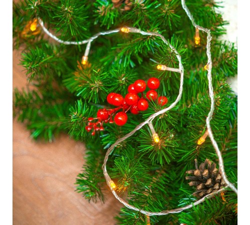 Светодиодная гирлянда ARD-STRING-HOME-5000-CLEAR-50LED-FLASH WARM (230V, 3.5W)  025750  Arlight