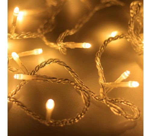 Светодиодная гирлянда ARD-STRING-HOME-5000-CLEAR-50LED-FLASH WARM (230V, 3.5W)  025750  Arlight