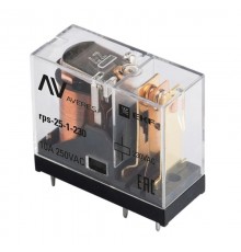 Реле промежуточные РП slim 25/1 10A 230В AC EKF AVERES   rps-25-1-230   EKF