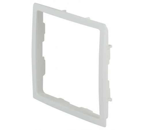 Рамка для розеток и выключателей Elegance 14-6001-01М декоративная, белый матовый  Б0065847  ЭРА