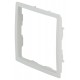 Рамка для розеток и выключателей Elegance 14-6001-01М декоративная, белый матовый  Б0065847  ЭРА