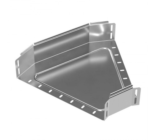 Угол горизонтальный 45 градусов Стандарт INOX (AISI 304) 400х100  PR16.3418  Промрукав