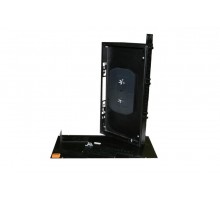 Hyperline FO-19R-1U-3xSLT-W140H42-24UN-BK Бокс оптический универсальный 19", от 8 до 24 портов (SC, duplex LC, ST, FC), со сплайс пластиной, без пигте