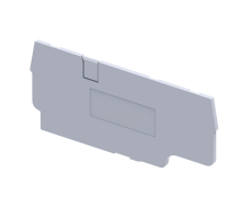 Крышка концевая для клеммы проходной OptiClip EPCX4/3-TRIPLET-серый  289752  КЭАЗ