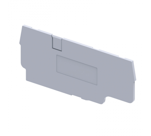 Крышка концевая для клеммы проходной OptiClip EPCX4/3-TRIPLET-серый  289752  КЭАЗ