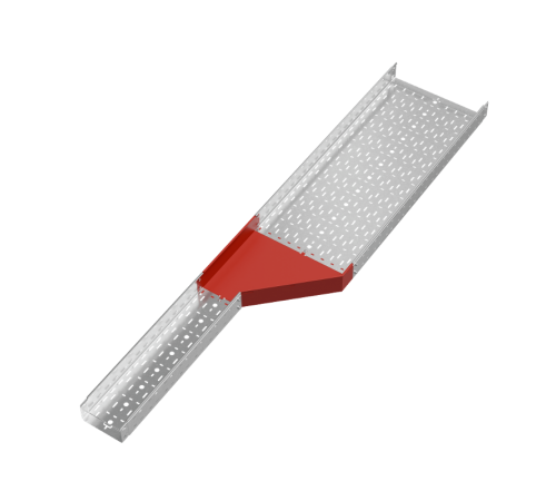 Переходник правый 100х200-500 мм "ПЛЮС" HD  PDplus100-200-500-R HD   КМ-профиль