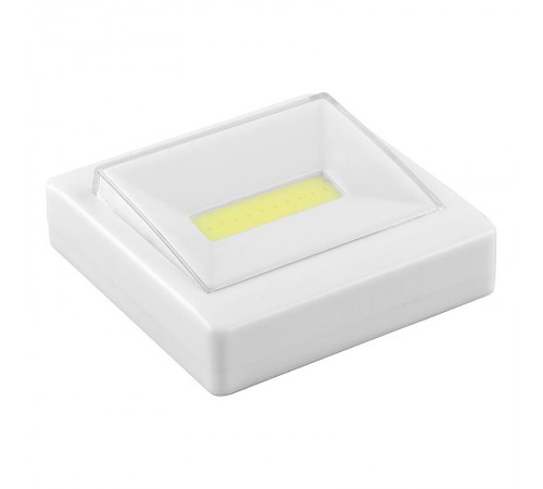 Светильник светодиодный-кнопка FN1206 3W, белый, подсветка, работа от 3 шт ЭП ААА  23377  Feron