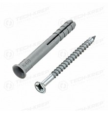 Дюбель-гвоздь полипропилен SM-L 8х60 пот. манжета  906232  Tech-KREP