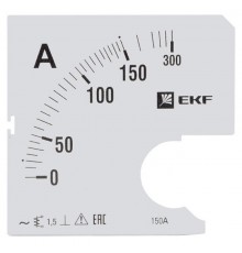 Шкала сменная для A961 150/5А-1,5 EKF PROxima  s-a961-150  EKF