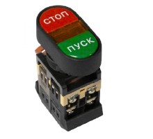 Кнопка APBB-22N "Пуск-Стоп" овальная 220В NO+NC EKF PROxima  pbn-apbb-o  EKF