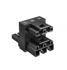 Соединитель распределительный WINSTA MIDI (1 вход - 2 выхода, L-PE-N) полиамид черный  6108970  OBO Bettermann