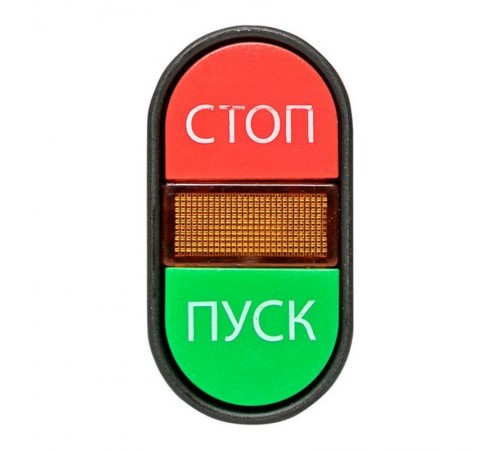 Кнопка APBB-22N "Пуск-Стоп" овальная 24В NO+NC EKF PROxima  pbn-apbb-o-24  EKF