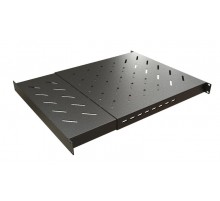 TSD3M-1U-405/700-RAL9005 Полка c 19'' креплением, раздвижная, 1U, с регулируемой глубиной установки от 405 мм-700 мм 443447  Hyperline
