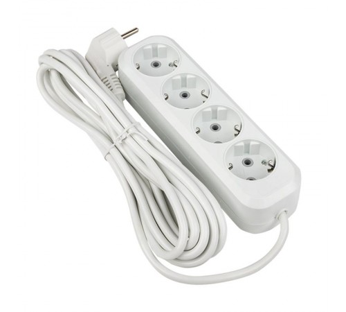 Удлинитель "Эксперт"  4 гнезда 5 метра 16А/3,5кВт с заземлением ПВС 3х1 EKF PROxima  UBA16-310-4-05  EKF