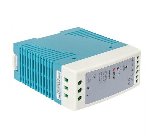 Блок питания на дин рейку 40Вт,Uвх ~ 240 В AC m, Uвых - 5 В DC постоянного тока DR-M-40W-5 EKF