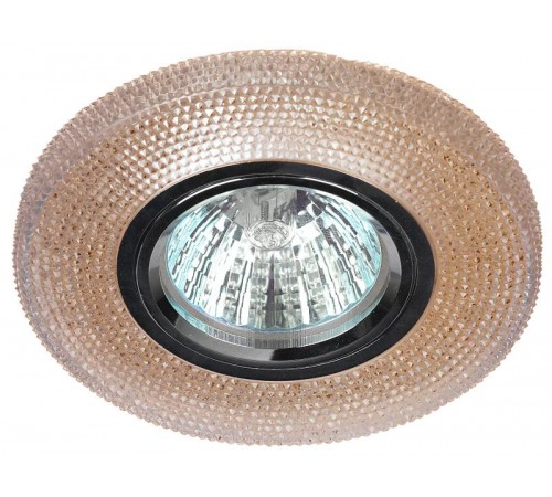 Светильник точечный встраиваемый DK LD1 MR16 3Вт GU5.3 коричневый с подсветкой  Б0018778  ЭРА