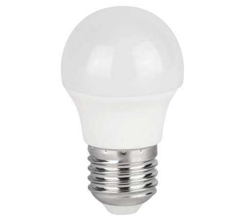 Лампа светодиодная RED LINE LED P45-6W-840-E27 R E27 / Е27 6Вт шар нейтральный белый свет  Б0049644  ЭРА