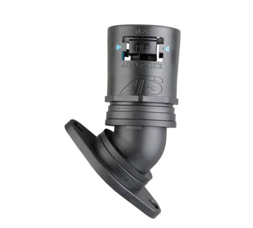 Фланец AT54/FL/45/BLB, 45°, полиамид 66/эластомер, черный/голубой, d54, 1 шт. в пачке  7TCA296170R0747  ABB