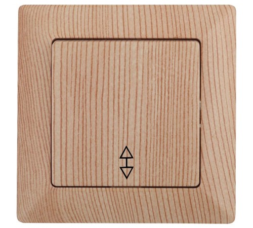 4-103-11 Intro Переключатель, 10А-250В, СУ, Solo, сосна  Б0043283  Intro