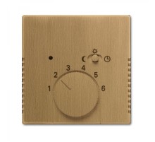 Плата центр. (накладка) для мех. терморегулятора (термостата) 1095 U, 1096 U, серия Династия, Латунь античная  1710-0-4088   2CKA001710A4088  ABB