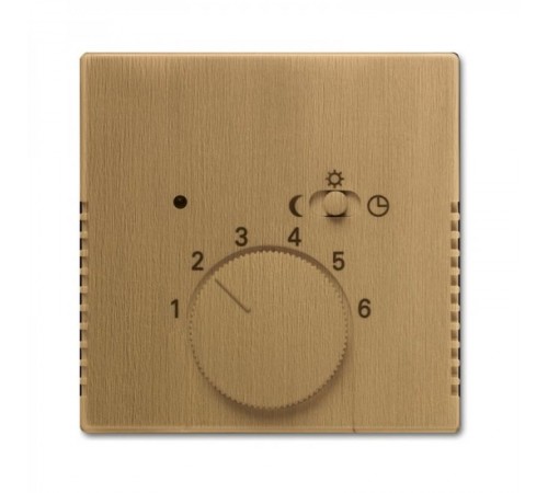 Плата центр. (накладка) для мех. терморегулятора (термостата) 1095 U, 1096 U, серия Династия, Латунь античная  1710-0-4088   2CKA001710A4088  ABB