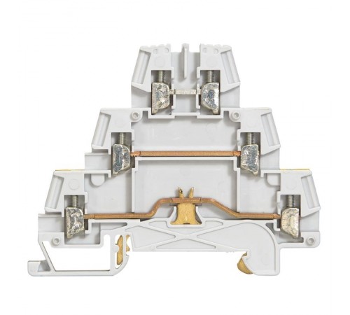 Винтовая клемма Viking 3 - многофункциональная - однополюсная - модульная - шаг 5 мм - серый  037153  Legrand